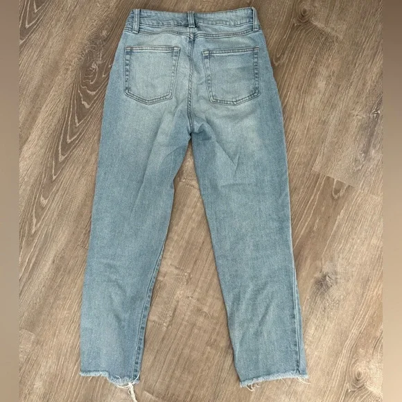 Rewash Light Blue Straight Leg Jeans - Picture 4 of 7